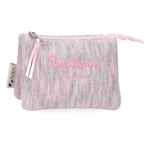 Pepe Jeans Miri Portfel z portmonetką Różowy 14x10x3,5 cms Poliester by Joumma Bags by Joumma Bags, Różowy, Portfel z portfelem - Portfele - miniaturka - grafika 1