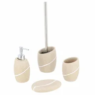 Akcesoria łazienkowe - Komplet łazienkowy Caldarela Stone - miniaturka - grafika 1