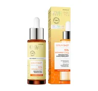 Serum do twarzy - Eveline Cosmetics Serum Shot Kuracja rozświetlająca, 15% witaminy C+Cg 30.0 ml - miniaturka - grafika 1