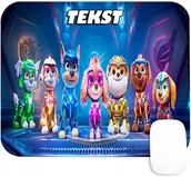 Podkładki pod mysz - PODKŁADKA POD MYSZKĘ Z NADRUKIEM KOSMOPIESKI PREZENT -TEKST -20X24 - miniaturka - grafika 1