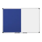 Tablice i flipcharty - BI-OFFICE Tablica magnetyczno - tekstylna, 900x600 mm XA0322170-012 - miniaturka - grafika 1
