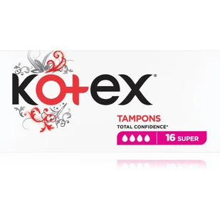 KOTEX Tampony Super Tampons) Wariant 16 ks) - Tampony - miniaturka - grafika 1