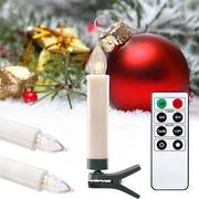 Oświetlenie świąteczne - DecoKing Bezprzewodowe świeczki LED na choinkę  30 sztuk - miniaturka - grafika 1