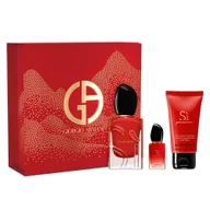 Zestawy perfum damskich - Giorgio Armani Si Passione zestaw woda perfumowana spray 50ml + woda perfumowana 7ml + balsam do ciała 50ml - miniaturka - grafika 1