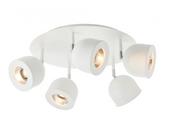 Lampy sufitowe - Kaspa Plafon reflektorowy PILAR 5 50802501) 50802501 - miniaturka - grafika 1