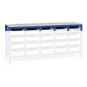 Szafy i regały magazynowe - B2B Partner Blat kryjący do regałów z szufladami 284113 - miniaturka - grafika 1