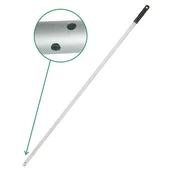 Miotły, szufle, mopy - Kij do mopa aluminiowy uniwersalny MEDICLEAN 140cm /M-AKC-0200/ - miniaturka - grafika 1