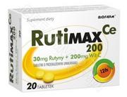 Witaminy i minerały - Biofarm Rutimax Ce 200 mg x 20 tabl - miniaturka - grafika 1