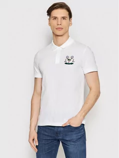 Koszulki męskie - Lacoste Polo PH2097 Biały Regular Fit - grafika 1
