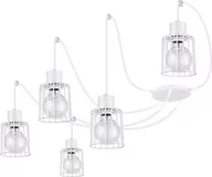 Lampy sufitowe - Sigma Lampa wisząca LUTO 5 biała nowoczesna 31141 - miniaturka - grafika 1