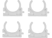 Akcesoria hydrauliczne - UCHWYTY, KLIPSY MONTAŻOWE, INSTALATORSKIE, OTWARTE DO RUR 25MM 4SZT. - miniaturka - grafika 1