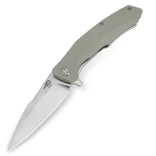 Nóż składany Bestech Warwolf Beige G10, Stonewashed/Satin D2 (BG04C) - Noże - miniaturka - grafika 1