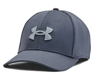 Czapki damskie - Czapka Under Armour BLITZING z daszkiem niebieska L/XL - miniaturka - grafika 1