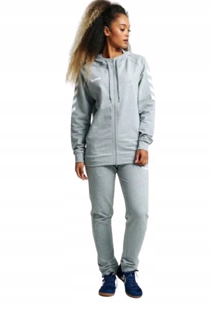 HUMMEL SPODNIE DRESOWE SZARE CASUAL XS 1Z5G6_B* XS 1Z5