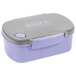 Śniadaniówka BackUp 6 B33 fioletowa DERFORM - Lunch boxy - miniaturka - grafika 1