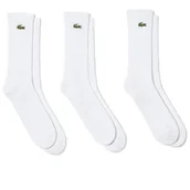 Skarpetki męskie - Skarpety unisex 3-pack Lacoste RA4182-Z92 - białe - miniaturka - grafika 1