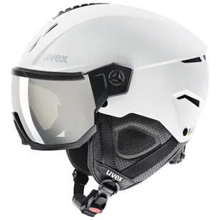 Uvex Instinct Visor, kask narciarski z wizjerem, biały - Kaski narciarskie - miniaturka - grafika 1