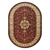Dywany - Dywan ROYAL ADR owal wzór 521 bordo czerwony 100x180 cm - miniaturka - grafika 1