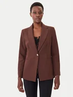 Marynarki i żakiety damskie - Maryley Marynarka 25IB187/M06/43CO Brązowy Regular Fit - miniaturka - grafika 1