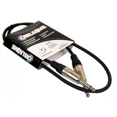 Kable - Kabel CABLE4ME Jack 6.3 mm - Jack 6.3 mm Instrumentalny 1 m - miniaturka - grafika 1