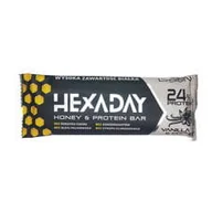 Przekąski dla dzieci - Baton Proteinowy Kawa i Wanilia  Hexaday 45g Łysoń - miniaturka - grafika 1