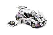 Samochody i pojazdy dla dzieci - Solido Renault 5 Turbo #14 Auriol Tussiot Ra 1:18 1801313 - miniaturka - grafika 1
