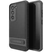 Etui i futerały do telefonów - Gear4 Etui z podpórką Everest Kickstand do Galaxy S23, czarne - miniaturka - grafika 1