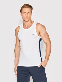Koszulki męskie - Emporio Armani Underwear Tank top 110828 2R725 00010 Biały Regular Fit - grafika 1