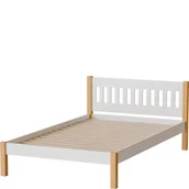 Łóżka dla dzieci i młodzieży - Łóżko 120 x 200 ze Stelażem Gaja Dolmar Dąb Naturalny / Czarny - miniaturka - grafika 1