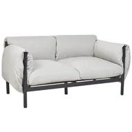 Sofy ogrodowe - Sofa ogrodowa 2-osobowa jasnoszara ESPERIA - miniaturka - grafika 1