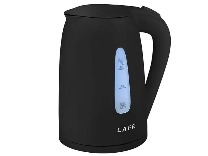 Czajnik elektryczny Lafe Essential Black 2200W 1,7L filtr wody auto-wył.
