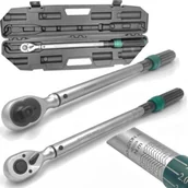 Klucze i nasadki - Rockforce Klucz dynamometryczny z blokadą certyfikat 40-220nm 1/2" - miniaturka - grafika 1