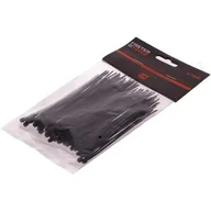 Inne mocowania - Komplet opasek samochodowych czarnych 75 x 2,4 mm FASTER TOOLS - miniaturka - grafika 1