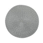 Obrusy i serwetki - Szara Okrągła Podkładka Kuchenna Na Stół TOAST - miniaturka - grafika 1