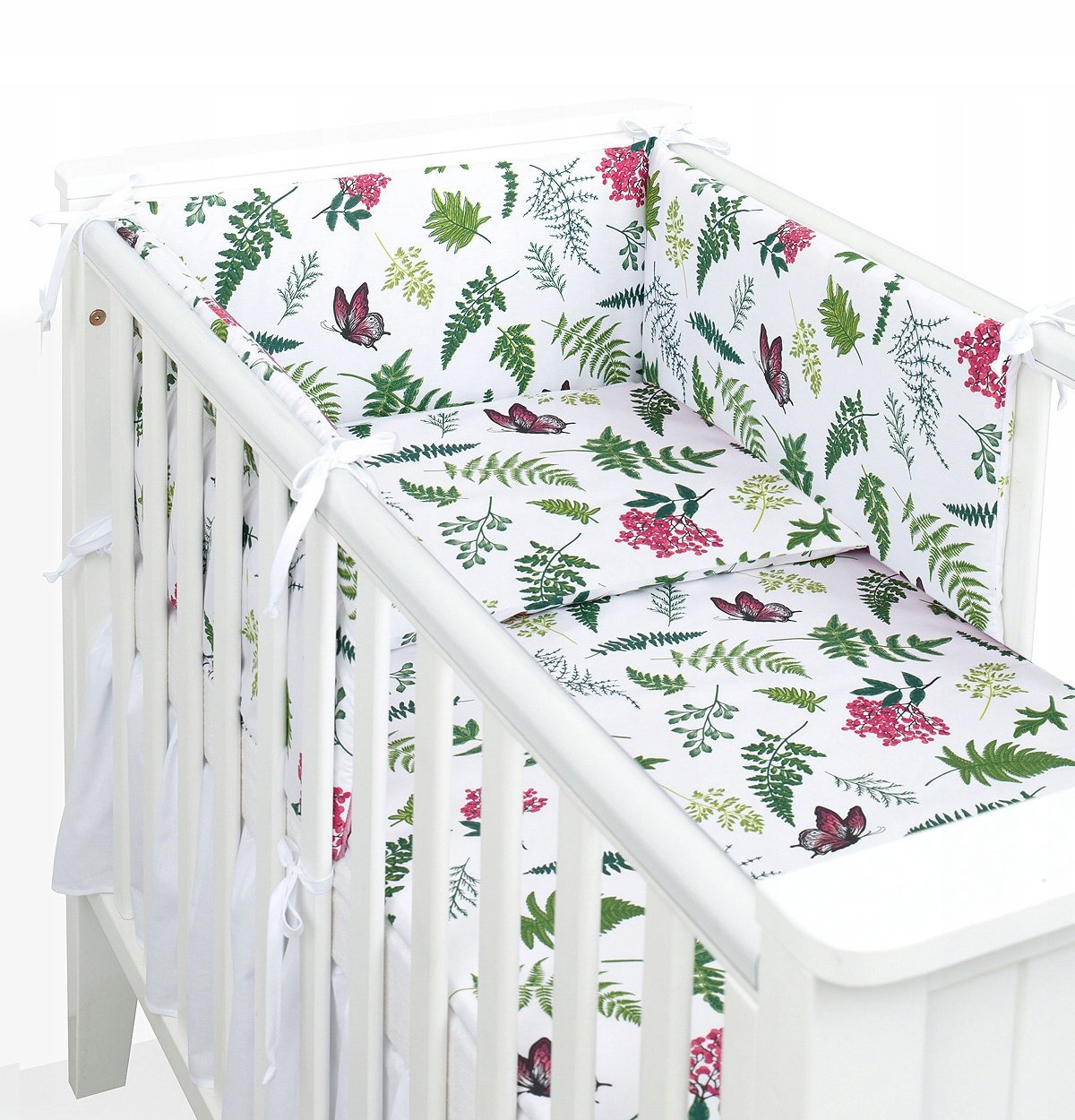 Pościel Dla Dzieci I Niemowląt 3 ELEMENTOWA135X100 Bawełna Z Ochraniaczem