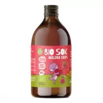 Helpa Sok Malina 100% 250 ml Bio - Soki i herbatki dla dzieci - miniaturka - grafika 1