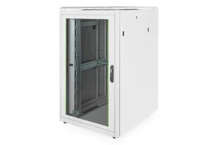 Digitus Szafa sieciowa stojąca Unique 19" 26U rack 800x1000, drzwi przód szyba, szary, 800kg - Tuning komputera - akcesoria - miniaturka - grafika 1