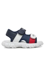 Buty dla chłopców - Tommy Hilfiger Sandały T1B2-33897-1591Y M Granatowy - miniaturka - grafika 1