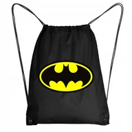 Plecaki worki - Worek Szkolny Na Buty Plecak na WF Batman Logo 1 - miniaturka - grafika 1