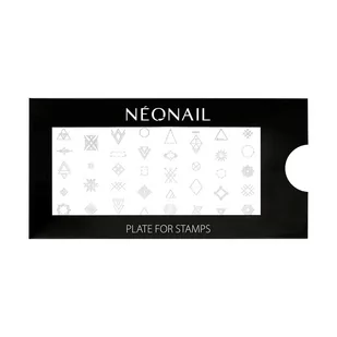 NeoNail - Plate for Stamping - Blaszka do stempli - 13 - Ozdoby do paznokci - miniaturka - grafika 1