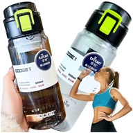 Shakery i bidony sportowe - BIDON BUTELKA NA WODĘ 550 ML SHAKER Z MIARKĄ SZCZELNY TRITAN SZEJKER - miniaturka - grafika 1