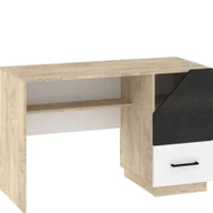 Biurka - Biurko 120 1D1S PAX-01 Pax MebloCross Dąb Endgrain / Biały / Lawenda - miniaturka - grafika 1