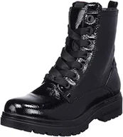 Botki damskie - Tom Tailor Damskie sztyblety 4290502, czarne, 36 UE - miniaturka - grafika 1