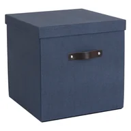 Pudła i pojemniki do przechowywania - Niebieskie pudełko Bigso Box of Sweden Logan - miniaturka - grafika 1