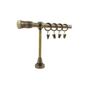 Karnisze - Karnisz pojedynczy HEFAJSTOS PLUS Ø16, 200 cm cylinder złoto - miniaturka - grafika 1