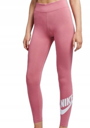 Legginsy Nike Tight Fit Różowe DB3903614 r. S