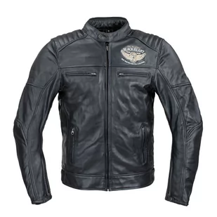W-TEC Black Heart Męska skórzana kurtka motocyklowa W-TEC Black Heart Wings Leather Jacket, Czarny, XXL 22846-XXL - Odzież motocyklowa - miniaturka - grafika 1