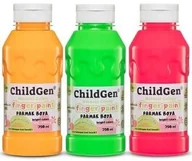 Przybory szkolne - ChildGen Farby do malowania palcami 3x350ml - miniaturka - grafika 1