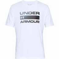 Koszulki sportowe męskie - Koszulka męska Under Armour Team Issue Wordmark SS Rozmiar: M / Kolor: biały - miniaturka - grafika 1