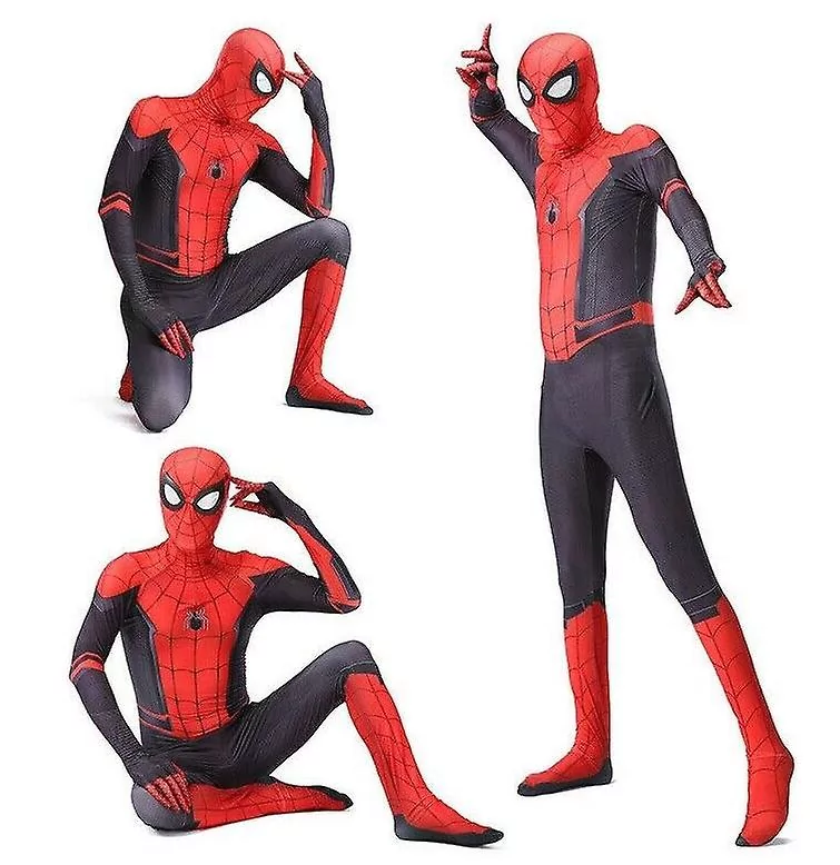 Chłopcy Dzieci Spider-Man Kostium Cosplay Superhero Iron Spiderman Venom  Jumpsuit Czerwony 130cm - Ceny i opinie na Skapiec.pl
